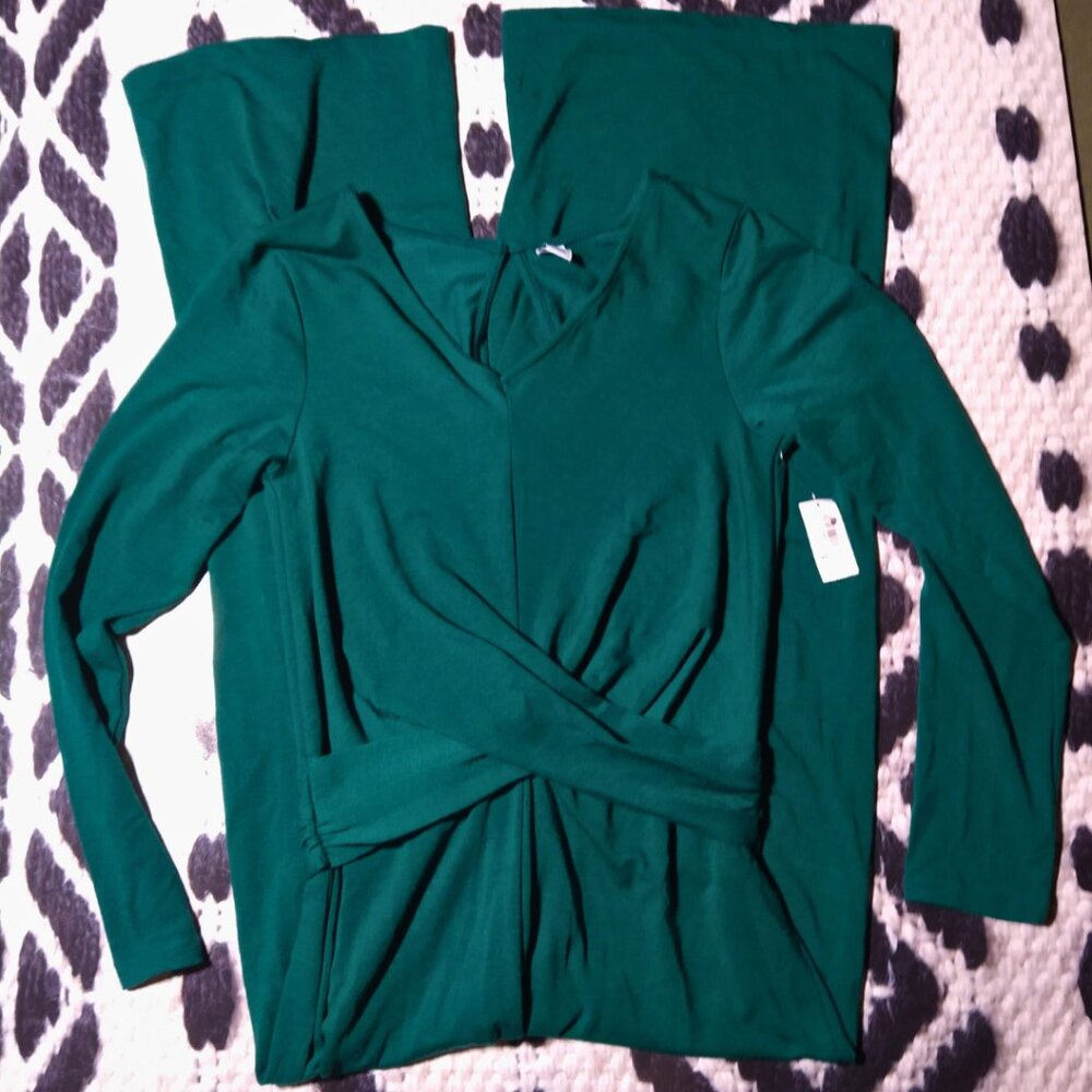 Old Navy Emerald Green Jumpsuit NWT - Picture 4 of 10